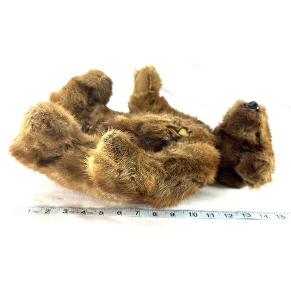 Elisaba” Real Mink Fur Artist Teddy Bear #57 by Debra – 13” Jointed Handmade - Picture 8 of 8